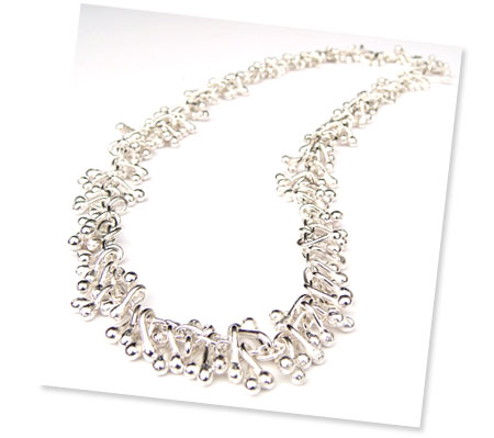 Tara Kirkpatrick Jewellery - Droplets Necklace Heavy Gauge