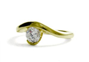 Kimberley Selwood Everlasting Signature 0.5ct diamond ring in 18ct Gold